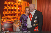 Opernball 2018 - Wiener Staatsoper - Do 08.02.2018 - Michael H�UPL mit Ehefrau Barbara (H�RNLEIN)337