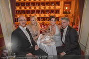 Opernball 2018 - Wiener Staatsoper - Do 08.02.2018 - Georg STUMPF, Patricia SCHALKO, Kathi STUMPF, Alex BEZA346