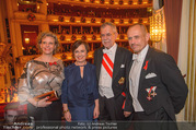 Opernball 2018 - Wiener Staatsoper - Do 08.02.2018 - Sabine HAAG, Alexander VAN DER BELLEN, Doris SCHMIDAUER, Gery KE367