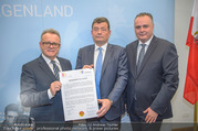 Friedensschluss Esterhazy - Land Burgenland - Amt der Burgenländischen Landesregierung - Di 20.02.2018 - Hans Peter DOSKOZIL, Hans NIESSL, Stefan OTTRUBAY21