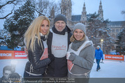 SuperFit Charity Eisstockschießen - Rathausplatz - Mi 21.02.2018 - Yvonne RUEFF, Alex LIST, Sylvia GRAF22