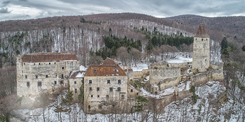 Feel Austria - Österreich - Mi 16.05.2018 - Burgruine Seebenstein, Burg, Mittelalter Burgfest, Luftbild28