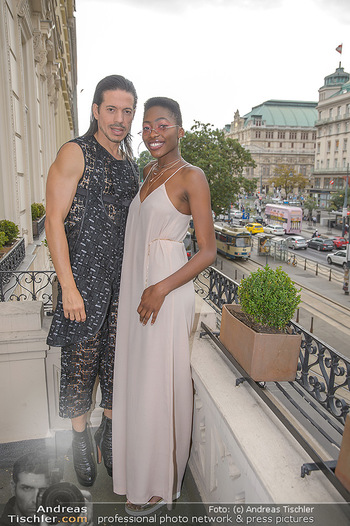 Fototermin Jorge Gonzales und Toni Dreher-Adenuga - Hotel The Ring - Do 14.06.2018 - Jorge GONZALES, Toni DREHER-ADENUGA16