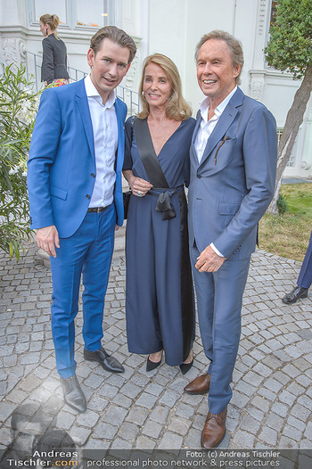 Kanzlerfest 2018 - Palais Schönburg - Mi 20.06.2018 - Peter KRAUS mit Ehefrau Ingrid, Sebastian KURZ71