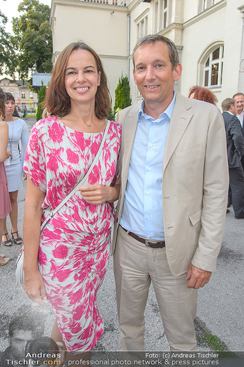 Premiere Boeing Boeing - Stadttheater Berndorf - Do 02.08.2018 - Sophie KARMASIN mit Ehemann Gerhard SCHALLER31