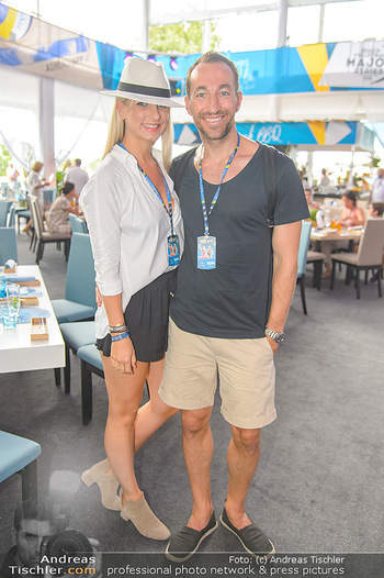 Beachvolleyball - Donauinsel Wien - So 05.08.2018 - Manuel ORTLECHNER mit Kerstin16