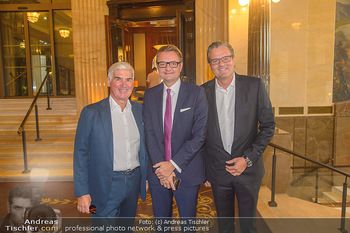 Lunch mit Anna Netrebko - Park Hyatt The BAnk - Di 04.09.2018 - Andreas SCHWERLA, Michael HEINRITZI, Gerald GERSTBAUER5