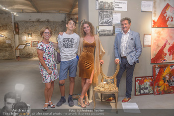 Art Exhibition - Galerie Baxter Home - Mi 05.09.2018 - Carola LINDENBAUER mit Sohn Santino und Eltern20