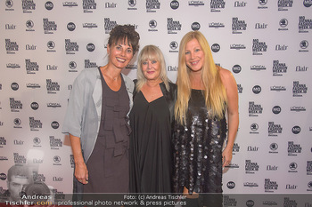Vienna Fashion Week Opening - Zelt beim MQ MuseumsQuartier - Mo 10.09.2018 - Maria OBERFRANK, Ziggi MÜLLER, Elvira GEYER1