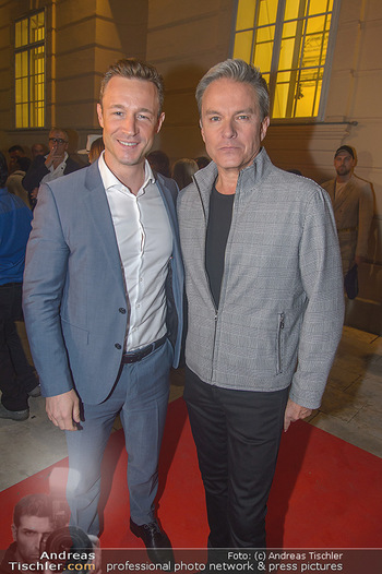 Vienna Fashion Week Opening - Zelt beim MQ MuseumsQuartier - Mo 10.09.2018 - Gernot BLÜMEL, Alfons HAIDER47
