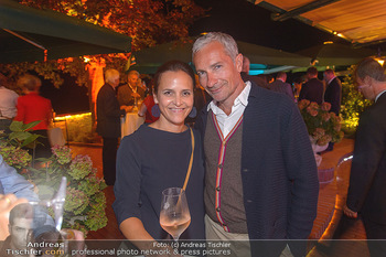 Starnach Wachau Seitenblicke Party - Schloss Dürnstein Wachau - Fr 14.09.2018 - Rainer PARIASEK mit Ehefrau Eva3