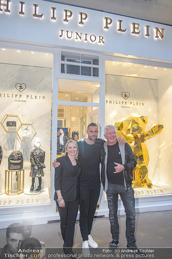 Philipp Plein Junior Store Opening - Philipp Plein Store, Wien - Do 11.10.2018 - Philipp PLEIN, Manuela und Ernst FISCHER32