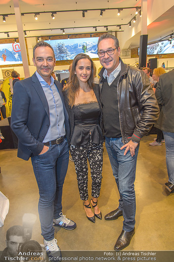 Winteropening - Nora Pure Sports Wien - Sa 20.10.2018 - Harald SAUER mit Ehefrau Alexandra, Heinz Christian STRACHE26