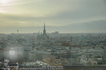 Österreichischer Filmpreis Nominierten Bekanntgabe - Ringturm Wien - Do 06.12.2018 - Blick über Wien Richtung Stephansdom4