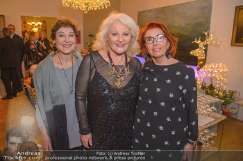 Marika Lichter X-Mas Cocktail - Privatwohnung Lichter - Mi 12.12.2018 - Helene VAN DAMM, Inge KLINGOHR, Marika LICHTER1