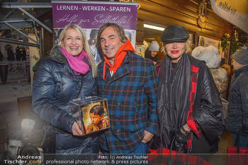 ZuKi Punsch Charity - Am Graben, Wien - Do 13.12.2018 - Claudia STÖCKL, Hubertus HOHENLOHE, Simona GANDOLFI4