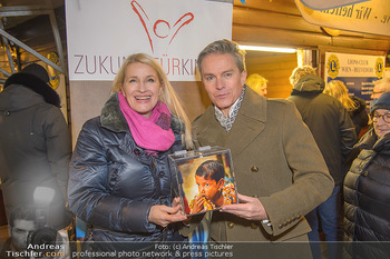 ZuKi Punsch Charity - Am Graben, Wien - Do 13.12.2018 - Claudia STÖCKL, Alfons HAIDER8