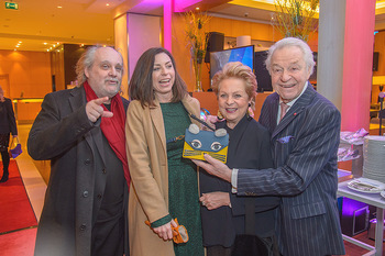 Jeanine Schiller Neujahrscocktail - Hilton am Stadtpark - Di 08.01.2019 - Paulus MANKER, Elisabeth AUER, Harald und Ingeborg SERAFIN30