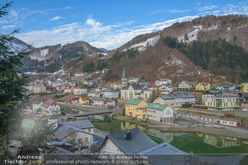 Österreich in Farben - Oberösterreich - Do 17.01.2019 - Reichraming Oberösterreich, Dort mit Kirche2