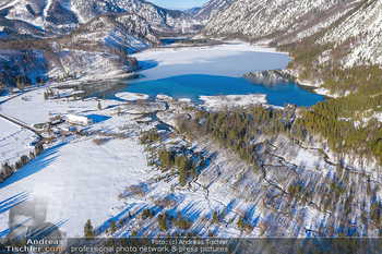 Österreich in Farben - Oberösterreich - Do 17.01.2019 - Almtal, Almsee, Großer Priel, Winter Luftbild blauer Himmel, Id34