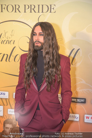 Regenbogenball - Parkhotel Schönbrunn - Sa 26.01.2019 - Conchita WURST (Fake, Double - wurde als echt präsentiert)18