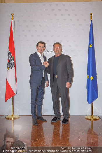 Schwarzenegger trifft Kurz - Bundeskanzleramt - Di 29.01.2019 - Arnold SCHWARZENEGGER, Sebastian KURZ25