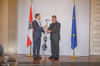 Schwarzenegger trifft Kurz - Bundeskanzleramt - Di 29.01.2019 - Arnold SCHWARZENEGGER, Sebastian KURZ29
