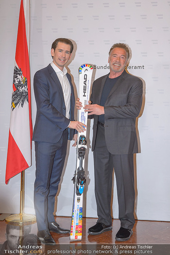Schwarzenegger trifft Kurz - Bundeskanzleramt - Di 29.01.2019 - Arnold SCHWARZENEGGER, Sebastian KURZ32