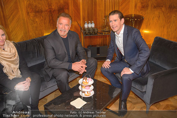Schwarzenegger trifft Kurz - Bundeskanzleramt - Di 29.01.2019 - Arnold SCHWARZENEGGER, Sebastian KURZ51
