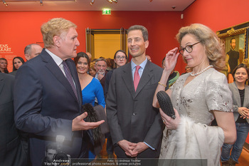 Rubens bis Makart Ausstellungseröffnung - Albertina, Wien - Fr 15.02.2019 - Klaus Albrecht SCHRÖDER, Alois und Sophie VON UND ZU LIECHTENST35