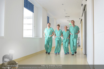 Fotoshooting zu ´Die Niere´ - Krankenhaus - Mo 18.02.2019 - Kristina SPRENGER, Doris HINDINGER, Alexander JAGSCH, Martin LEU36