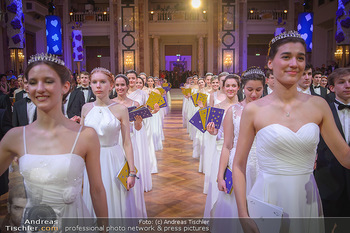 Kaffeesiederball - Hofburg Wien - Fr 22.02.2019 - Debüdantinnen bei Balleröffnung112