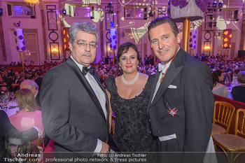 Kaffeesiederball - Hofburg Wien - Fr 22.02.2019 - Wolfgang HESOUN, Peter HANKE mit Ehefrau121