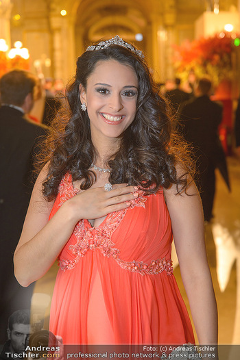 Opernball 2019 - Feststiege - Wiener Staatsoper - Do 28.02.2019 - Hila FAHIMI (Portrait58