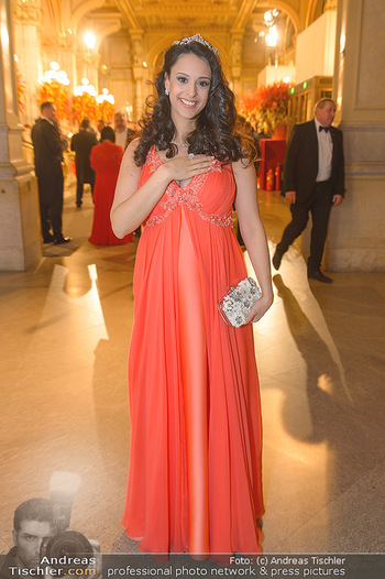 Opernball 2019 - Feststiege - Wiener Staatsoper - Do 28.02.2019 - Hila FAHIMI59