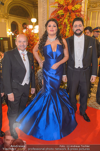 Opernball 2019 - Feststiege - Wiener Staatsoper - Do 28.02.2019 - Dominique MEYER, Anna NETREBKO, Yusif EYVAZOV74