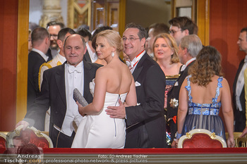 Opernball 2019 - Das Fest - Wiener Staatsoper - Do 28.02.2019 - Wolfgang SOBOTKA, Heinz Christian HC und Philippa STRACHE7
