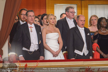 Opernball 2019 - Das Fest - Wiener Staatsoper - Do 28.02.2019 - Heinz Christian HC und Philippa STRACHE, Wolfgang SOBOTKA21