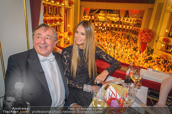 Opernball 2019 - Das Fest - Wiener Staatsoper - Do 28.02.2019 - Elle MACPHERSON, Richard LUGNER74