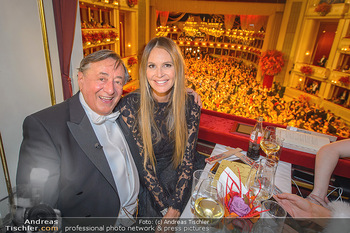 Opernball 2019 - Das Fest - Wiener Staatsoper - Do 28.02.2019 - Elle MACPHERSON, Richard LUGNER83
