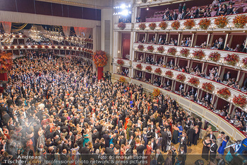 Opernball 2019 - Das Fest - Wiener Staatsoper - Do 28.02.2019 - Ballsaal Übersicht, Tanzfläche, Gäste, Übersichtsfoto, Logen85