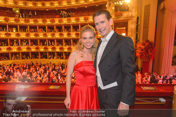 Opernball 2019 - Das Fest - Wiener Staatsoper - Do 28.02.2019 - Sebastian KURZ, Susanne THIER143