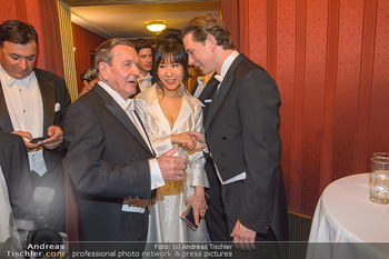 Opernball 2019 - Das Fest - Wiener Staatsoper - Do 28.02.2019 - Gerhard SCHRÖDER, Kim SO-YEON, Sebastian KURZ153