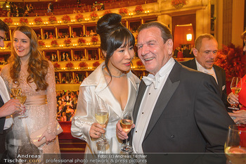 Opernball 2019 - Das Fest - Wiener Staatsoper - Do 28.02.2019 - Gerhard SCHRÖDER, Kim SO-YEON163