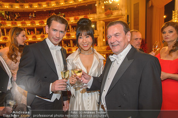Opernball 2019 - Das Fest - Wiener Staatsoper - Do 28.02.2019 - Gerhard SCHRÖDER, Kim SO-YEON, Sebastian KURZ164