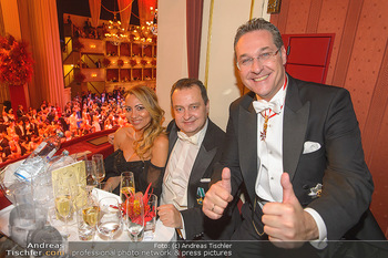 Opernball 2019 - Das Fest - Wiener Staatsoper - Do 28.02.2019 - Ivica DACIC, Heinz Christian HC STRACHE172