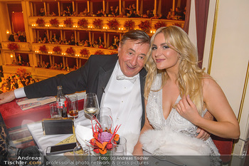 Opernball 2019 - Das Fest - Wiener Staatsoper - Do 28.02.2019 - Richard LUGNER, Moni KULIG180