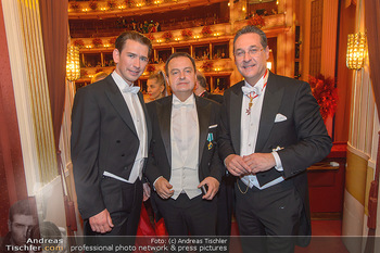 Opernball 2019 - Das Fest - Wiener Staatsoper - Do 28.02.2019 - Sebastian KURZ, Ivica DACIC, Heinz Christian HC STRACHE194