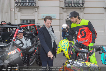 Masters of Dirt meets Bundeskanzler Sebastian Kurz - Bundeskanzleramt, Ballhausplatz, Wien - Do 14.03.2019 - Sebastian KURZ18
