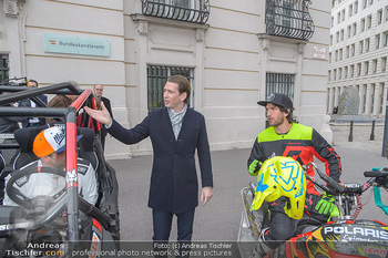 Masters of Dirt meets Bundeskanzler Sebastian Kurz - Bundeskanzleramt, Ballhausplatz, Wien - Do 14.03.2019 - Sebastian KURZ21